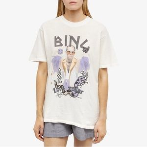 ANINE BING AB X TO X ISCREAMCOLOUR ELTON JOHN  LILI T-SHIRT - Size Small